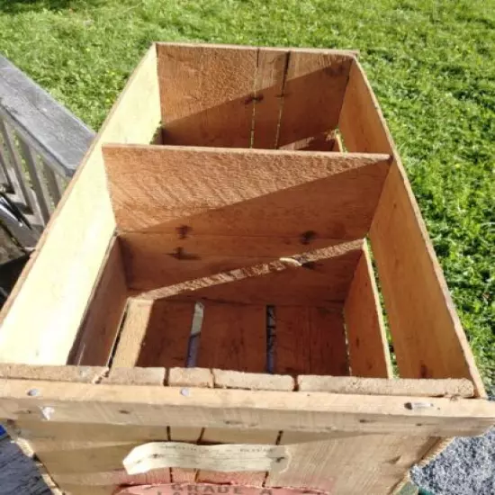 Antique Large Egg Crate from McGuigan & Boyle Hunter River PEI to St Andrews NB