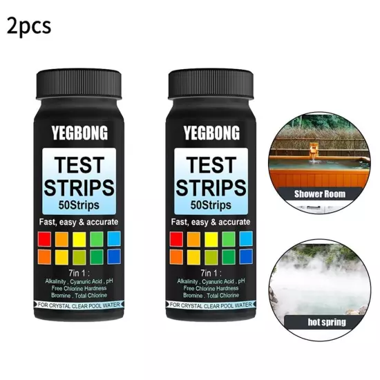 Aquarium Fish Tank Water Test Strips Kit Nitrite Nitrate PH Tester 7-in-1