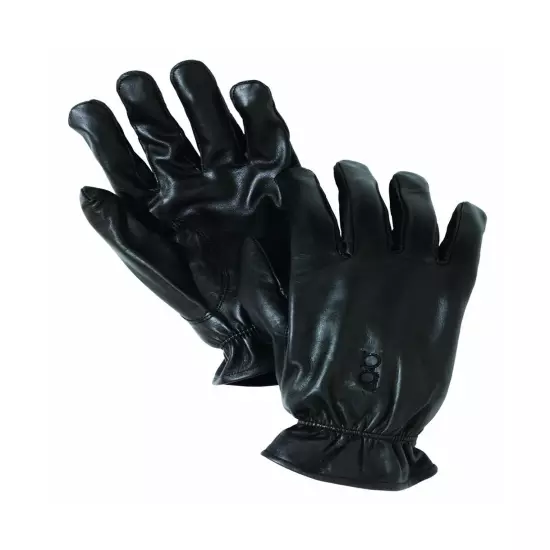 Bob-Allen Leather Unlined Gloves Large Black