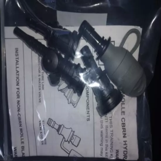 CAMELBAK MILITARY HYDRATION SYSTEM GAS MASK ADAPTER M50/40 QUICK CONNECT VALVE