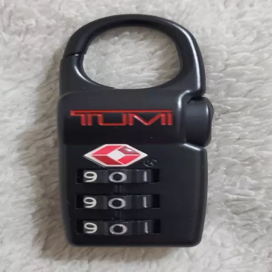 New Tumi Alpha Black TSA Luggage Combination Lock 