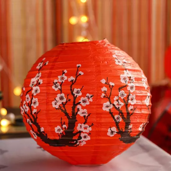 Plum Blossom Circular Paper Lamp BEST2024