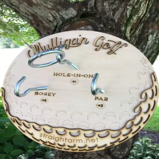 Mulligan Golf Ring Toss Game - Have Fun Indoor or Outdoor