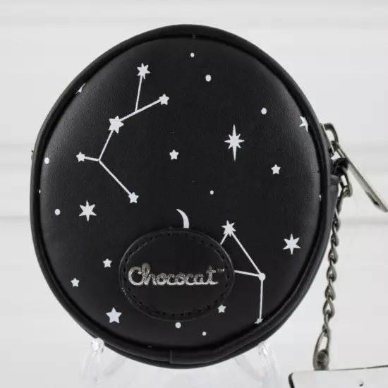 HER UNIVERSE SANRIO CHOCOCAT CELESTIAL COIN PURSE WITH KEYCHAIN GLOW IN THE DARK