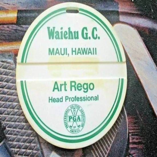 vtg - PGA Golf Bag Tag - WAIEHU GOLF COURSE gc - Maui HI