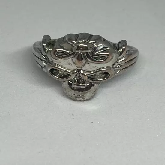 Metal Skull Ring Size 9.5