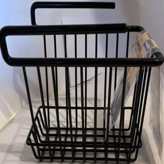 SnapSafe Hanging Shelf Basket Medium, Black 76010