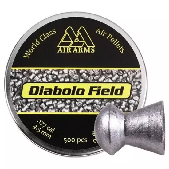 AIR ARMS World Class 500 Count DIABOLO FIELD Domed 4.52mm .177 Caliber Pellets