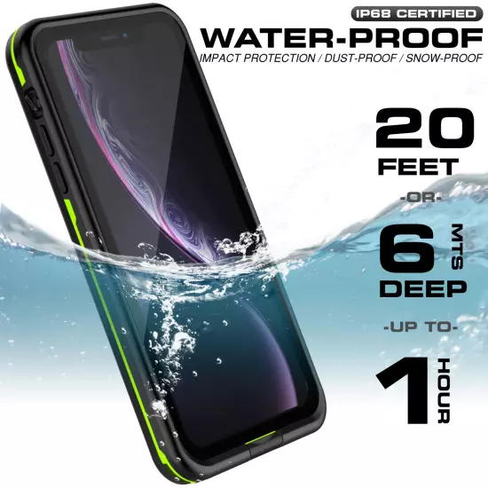 For Apple iPhone XR Xs Max Case Cover Waterproof Shockproof Dirtproof Snowproof 