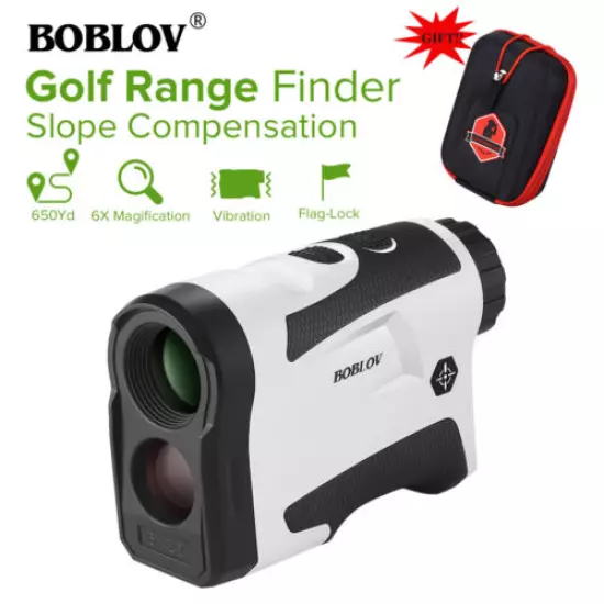 LF600AG 6X Golf Laser Range Finder with Slope Function Flag Locking + Bag