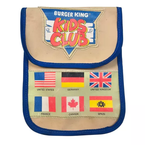 1991 Burger King Kids Club Belt Pouch Fanny Hip Waist Pack | Vintage