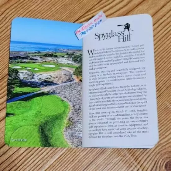 SPYGLASS HILLS Yardage Book/ Guide SHIPS for FREE w/ Buy It Now! NEW