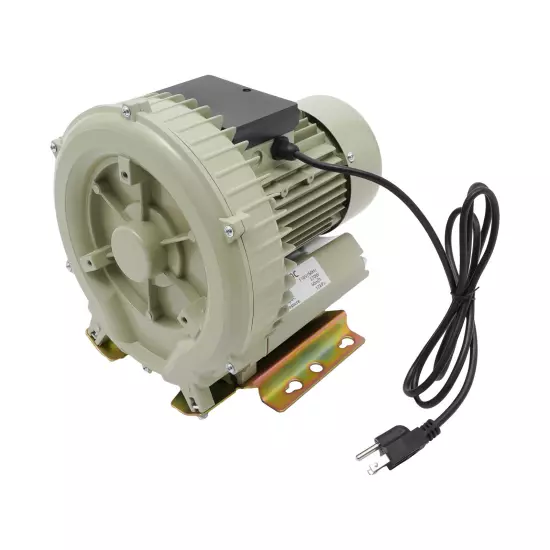 110V Industrial Fish Pond Tank Air Pump Blower Oxygen Aerator 370W 12kpa Durable