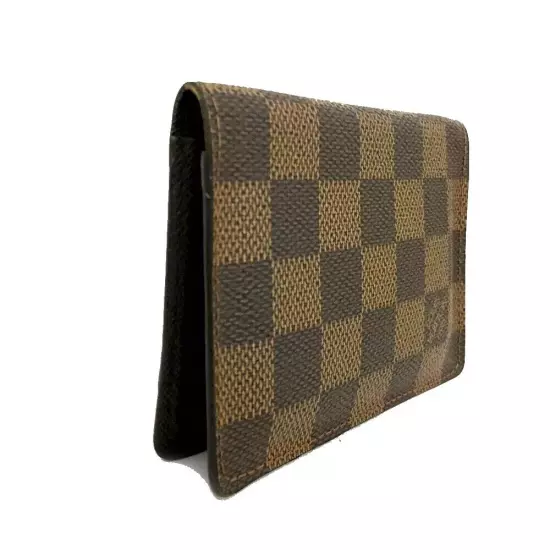 Louis Vuitton Damier Porte 2 Cartes Vertical Pass Card Case/2AC0856