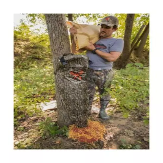 Tree Hugger Gravity Deer Feeder 100 -Lb. Capacity Durable Lightweight Design