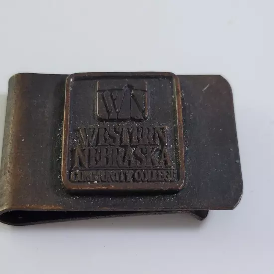 Western Nebraska Community College Money Clip WN