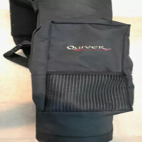  Two (2) Vintage canvas pencil golf bag by Quiver Travel, excellent condition