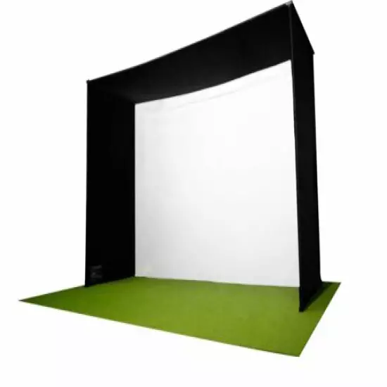 SIMBOX Golf Simulator Enclosure - 3 w x 2.5h x 1.5d - Pop up golf simulator 