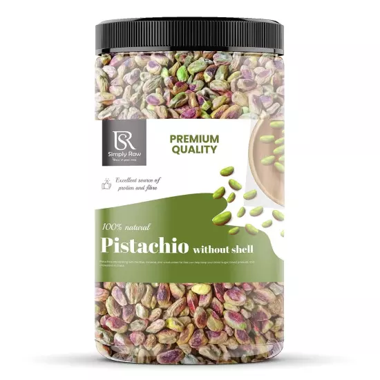 Raw Pistachios Without Shell Pistachios Dry Fruits Unsalted 100 Gram