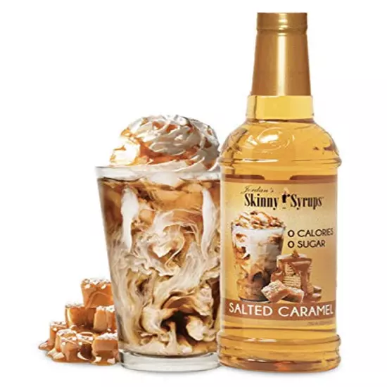 Jordan’S Skinny Syrups | Sugar Free Coffee Syrup Trio - Vanilla, Salted Caramel,