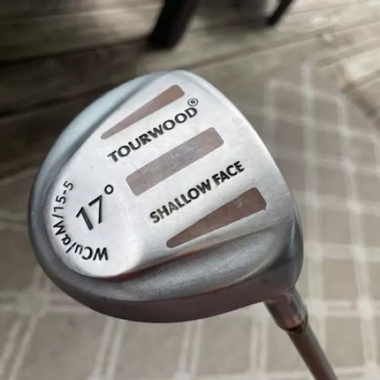 Tourwood Shallow Face 17° Maraging Fairway 4 Wood Stiff Graphite Shaft