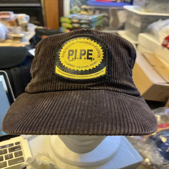 VTG P.I.P.E Piping IIndustry.Progress & Education Corduroy Snapback Hat