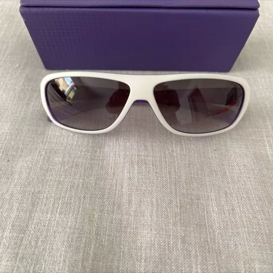 Chili Beans Blue Man Womens Sunglasses White Purple Polarized Lens X3