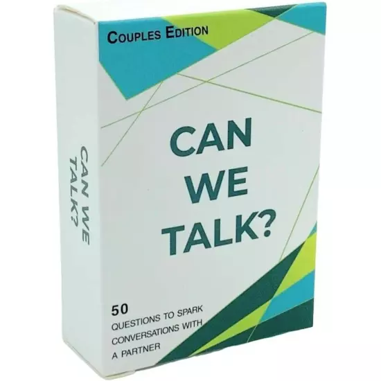 Can We Talk Cards Couples Edition: 50 Questions to Improve Couples Communication