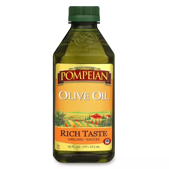 Pompeian Rich Taste Olive Oil Rich Full Flavor Gluten Free 16 FL OZ