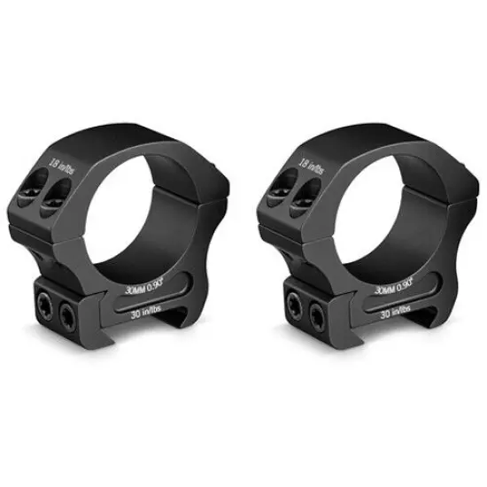 VORTEX OPTICS Pro Series 30MM Riflescope Rings - Low Height - PR30-L