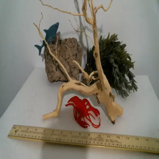 driftwood aquarium fish & reptiles 13x14" spiderwood root decor