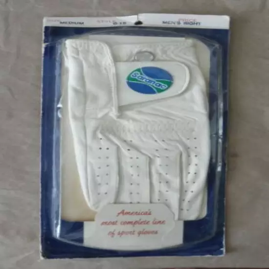 Rare Vintage G-15 Men's Saranac Calfskin RH Golf Glove for LH Golfers Size- M