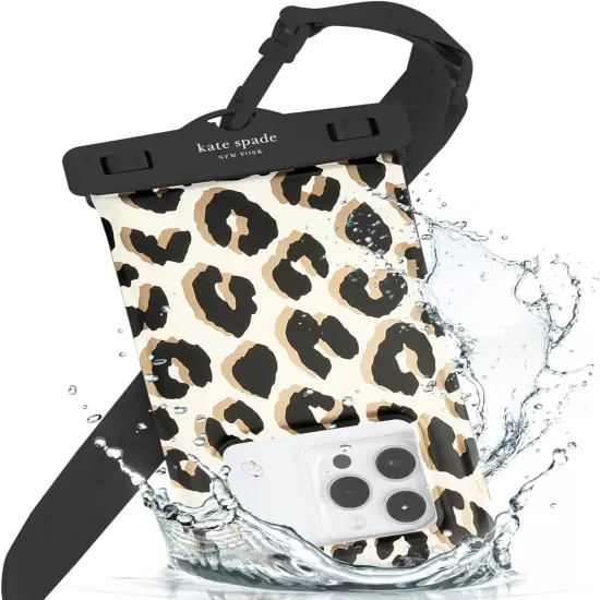 IP68 Floating Waterproof Phone Pouch - City Leopard