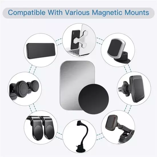 Metal Plate Disk for Magnetic Car Phone Holder Thin Iron Sheet Sticker Disk for 