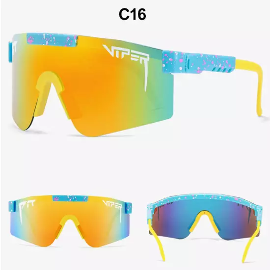 Integrated Lenses Polarized Sunglasses Wind Goggles Cycling Eyewear