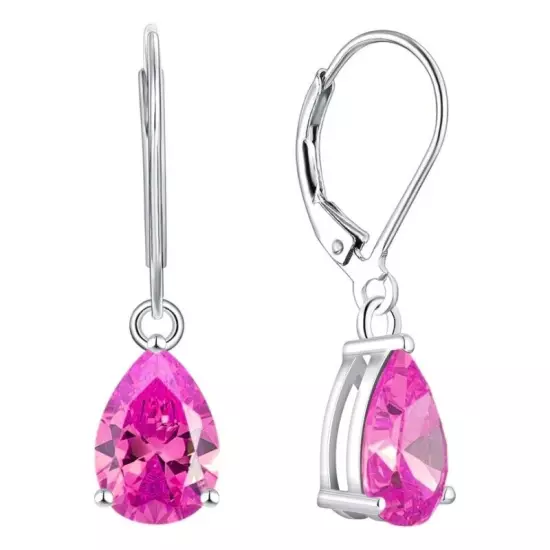 Fashion Cut Zircon Water Drop Stone Earrings For Women Wedding Party Jewelry 