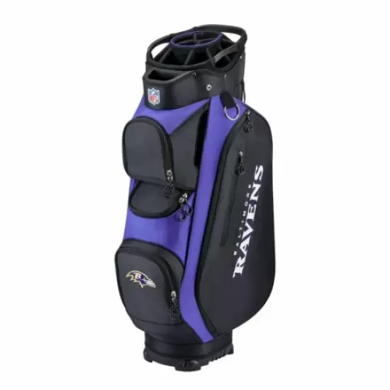 New Wilson Baltimore Ravens NFL Golf Cart Bag