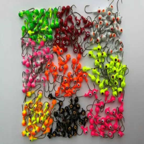 Lures Pro 25 PCs 3/16 OZ 1/4 oz Lead Jighead Fishing hooks Jig Heads Bass