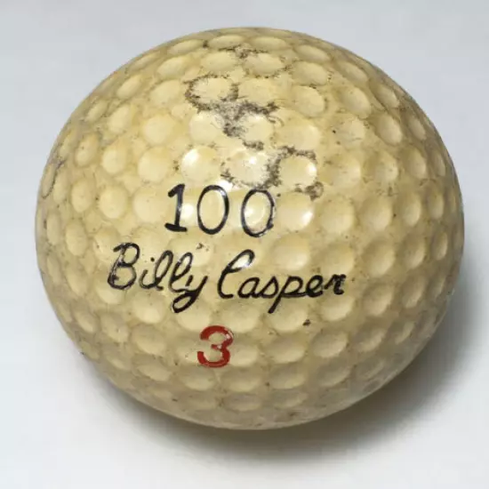 1 Vintage WILSON 3 BILLY CASPER 100 3 GOLF BALL #3