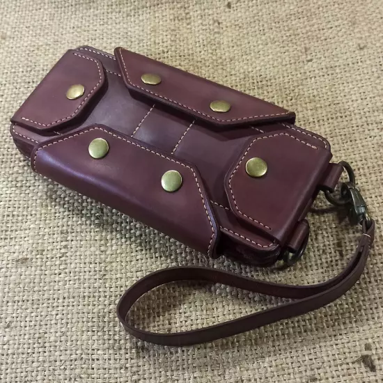 Clutch longer. Leathercraft. Handmade