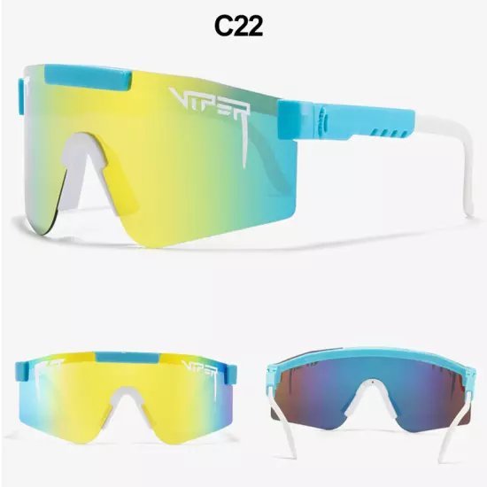 Integrated Lenses Polarized Sunglasses Wind Goggles Cycling Eyewear