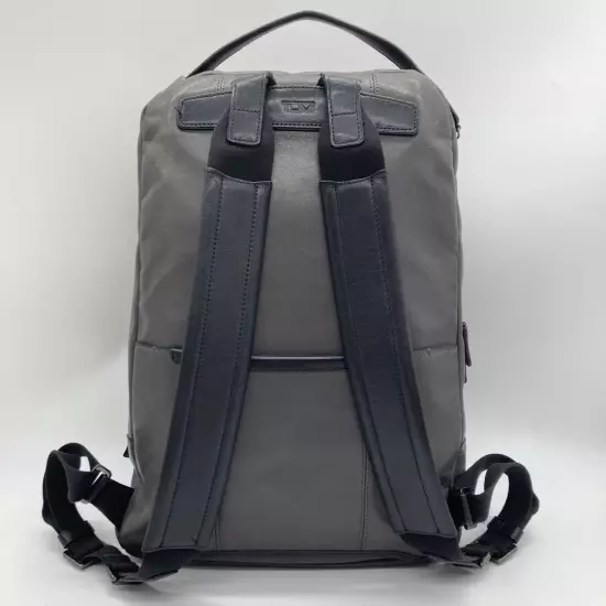 Tumi Backpack Business Bag All Leather Gray 63011