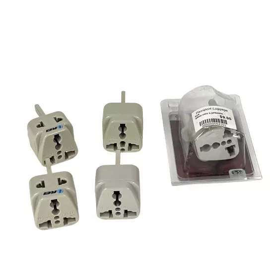 Grounded Adaptor Plugs Model GUE South Africa/India Set of 5