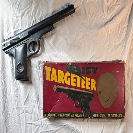 VINTAGE 1937 Daisy 118 Targeteer BB Gun Pistol W/Box