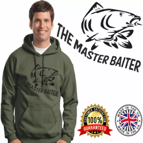 Carp Fishing Hoodie Carping Hoody Quality Brands Master Baiter Spod Master