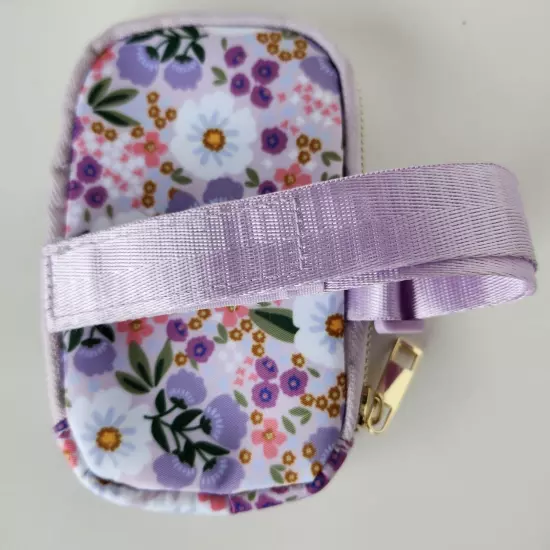 The Darling Effect Tumbler Cup Fanny Pack Lavender Floral Adjustable 