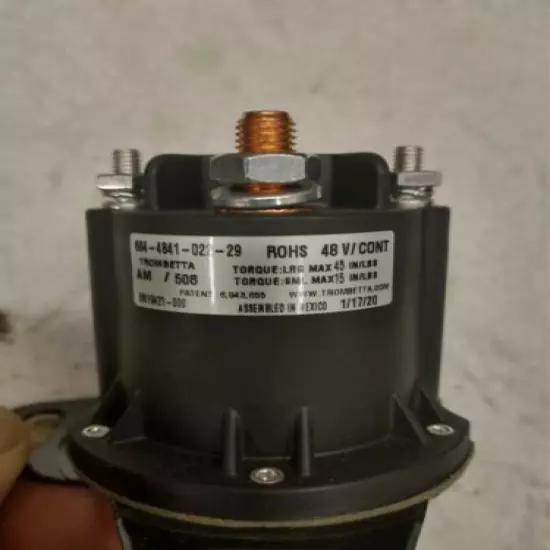 EZGO RXV Updated 48V Solenoid HD Trombetta Golf Cart Electric part# 649240