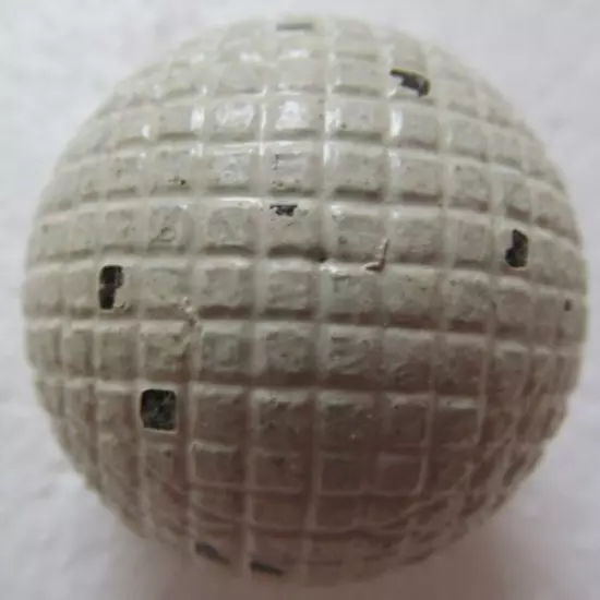 ORIGINAL VINTAGE NO NAME GUTTA PERCHA GOLF BALL-NEVER PLAYED