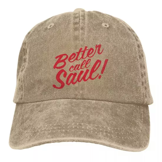 Better Call Saul Unisex Distressed Denim Cap, Vintage Snapback