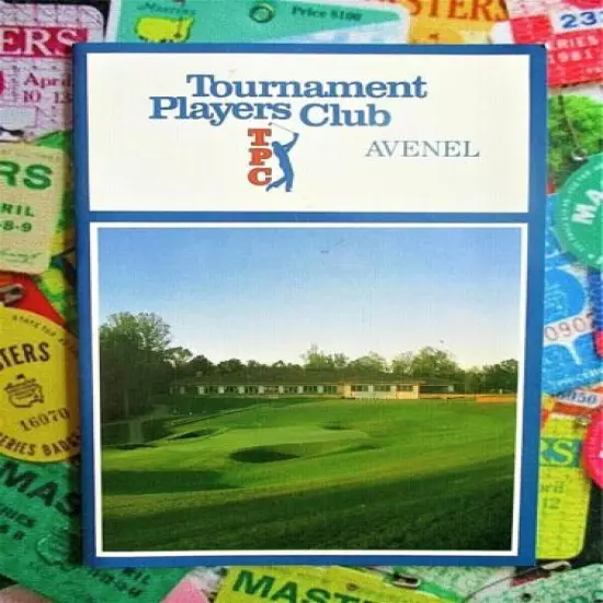 vtg - Golf Scorecard - TPC at AVENEL - Tournament Players Club - Potomac MD